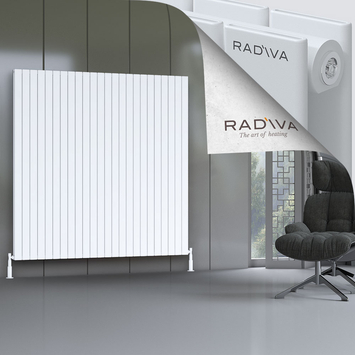 Oti Aluminium Radiator 1800x1772 White - Thumbnail