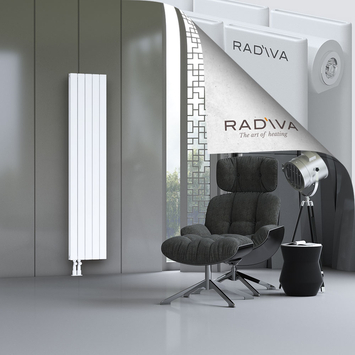 Oti Aluminium Radiator 1800x366 White - Thumbnail