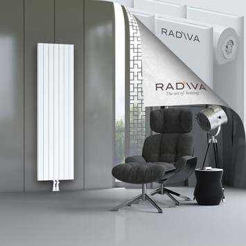 Oti Aluminium Radiator 1900x514 White - Thumbnail