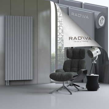 Oti Aluminium Radiator 2000x884 Grey - Thumbnail