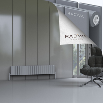 Oti Aluminium Radiator 300x1550 Grey - Thumbnail