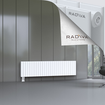 Oti Aluminium Radiator 500x1994 White - Thumbnail