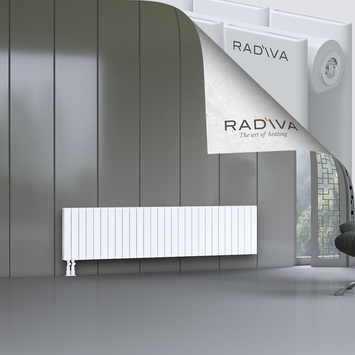 Oti Aluminium Radiator 500x2068 White - Thumbnail