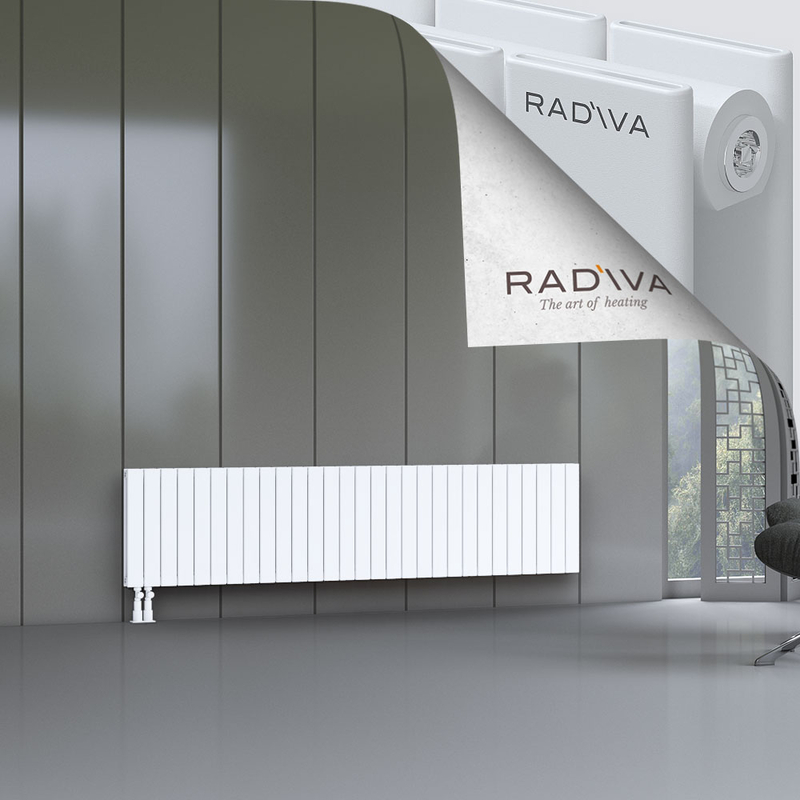 Oti Aluminium Radiator 500x2142 White