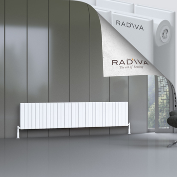 Oti Aluminium Radiator 500x2290 White - Thumbnail