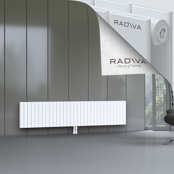 Oti Aluminium Radiator 500x2290 White - Thumbnail