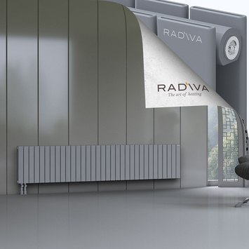 Oti Aluminium Radiator 500x2438 Grey - Thumbnail