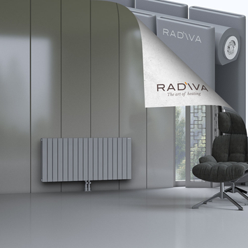 Oti Aluminium Radiator 600x1328 Grey - Thumbnail