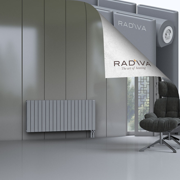 Oti Aluminium Radiator 600x1402 Grey - Thumbnail