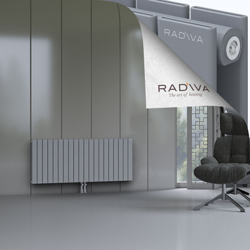 Oti Aluminium Radiator 600x1476 Grey - Thumbnail