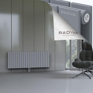 Oti Aluminium Radiator 600x1624 Grey - Thumbnail