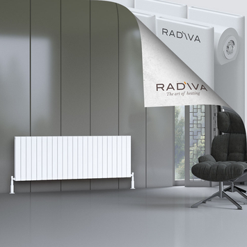 Oti Aluminium Radiator 600x1698 White - Thumbnail