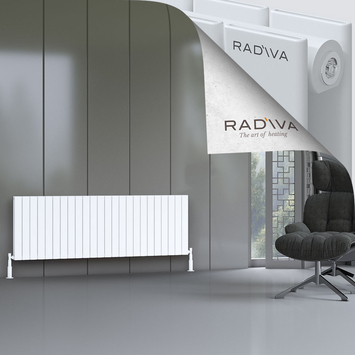 Oti Aluminium Radiator 600x1772 White - Thumbnail