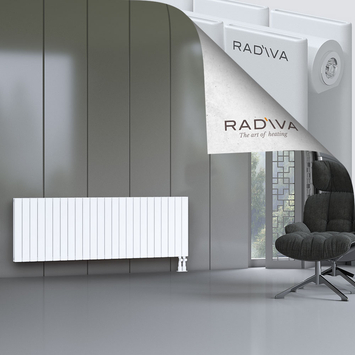 Oti Aluminium Radiator 600x1772 White - Thumbnail