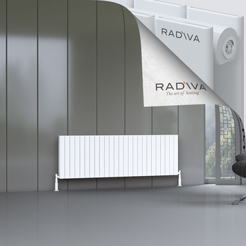 Oti Aluminium Radiator 600x1846 White - Thumbnail