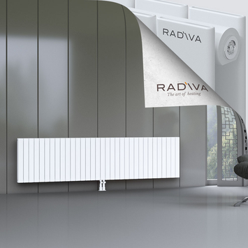 Oti Aluminium Radiator 600x2438 White - Thumbnail