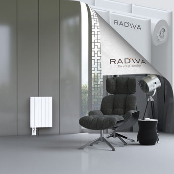 Oti Aluminium Radiator 600x440 White - Thumbnail