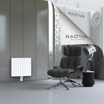 Oti Aluminium Radiator 600x662 White - Thumbnail