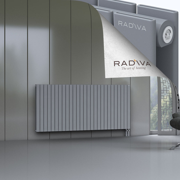 Oti Aluminium Radiator 900x1994 Grey - Thumbnail