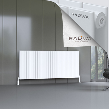 Oti Aluminium Radiator 900x2068 White - Thumbnail