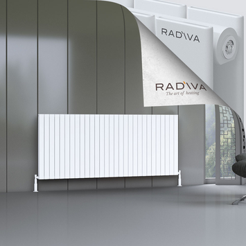 Oti Aluminium Radiator 900x2142 White - Thumbnail