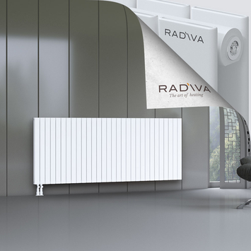 Oti Aluminium Radiator 900x2216 White - Thumbnail