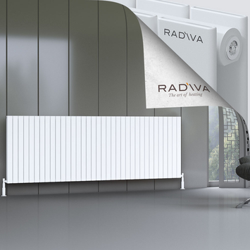 Oti Aluminium Radiator 900x2586 White - Thumbnail