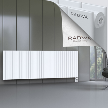 Oti Aluminium Radiator 900x2586 White - Thumbnail