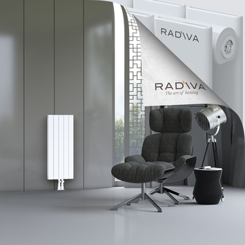 Oti Aluminium Radiator 900x366 White - Thumbnail