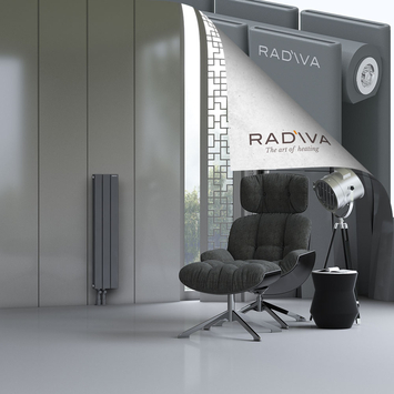 Oti Radiateur En Aluminium 1000x218 Anthracite - Thumbnail