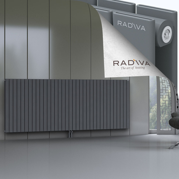 Oti Radiateur En Aluminium 1000x2586 Anthracite - Thumbnail