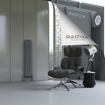 Oti Radiateur En Aluminium 1200x218 Anthracite - Thumbnail