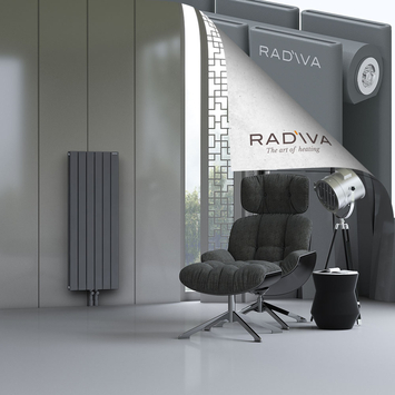 Oti Radiateur En Aluminium 1200x440 Anthracite - Thumbnail