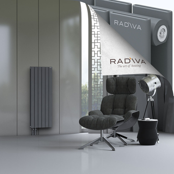 Oti Radiateur En Aluminium 1200x440 Anthracite - Thumbnail