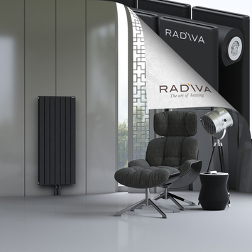 Oti Radiateur En Aluminium 1200x514 Noir - Thumbnail