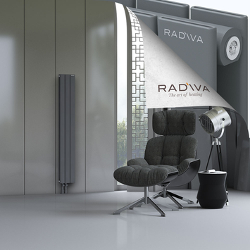 Oti Radiateur En Aluminium 1500x218 Anthracite - Thumbnail