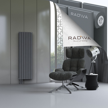 Oti Radiateur En Aluminium 1500x440 Anthracite - Thumbnail