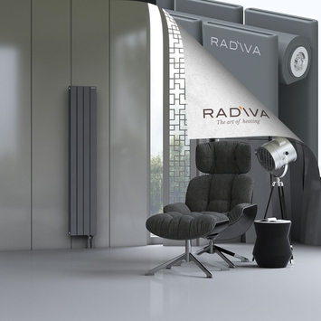 Oti Radiateur En Aluminium 1600x292 Anthracite - Thumbnail