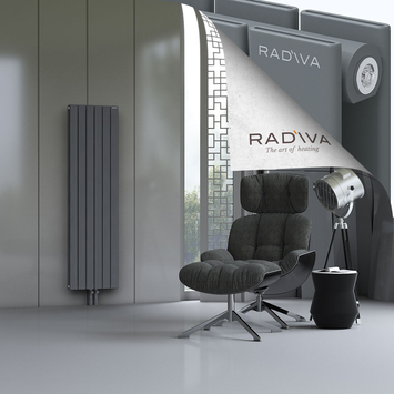 Oti Radiateur En Aluminium 1600x440 Anthracite - Thumbnail