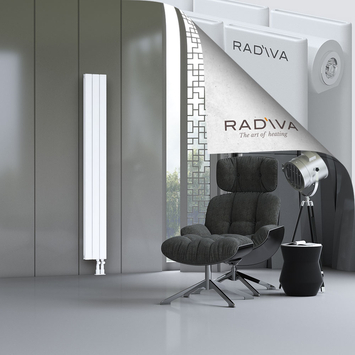 Oti Radiateur En Aluminium 1800x218 Blanc - Thumbnail