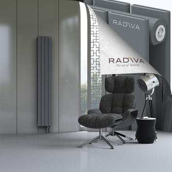 Oti Radiateur En Aluminium 1800x292 Anthracite - Thumbnail