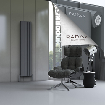 Oti Radiateur En Aluminium 1800x366 Anthracite - Thumbnail