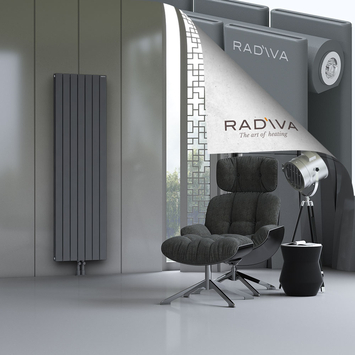 Oti Radiateur En Aluminium 1800x514 Anthracite - Thumbnail