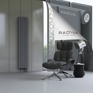 Oti Radiateur En Aluminium 1900x366 Anthracite - Thumbnail