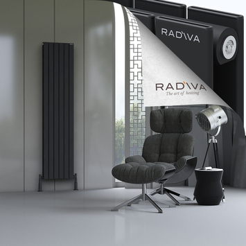 Oti Radiateur En Aluminium 1900x440 Noir - Thumbnail