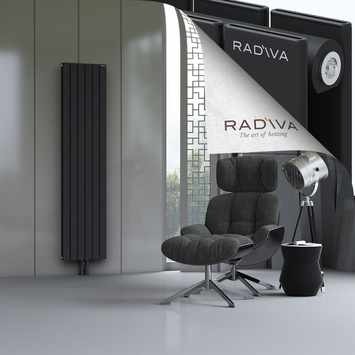 Oti Radiateur En Aluminium 1900x440 Noir - Thumbnail