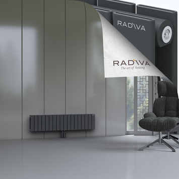 Oti Radiateur En Aluminium 300x1328 Anthracite Foncé - Thumbnail