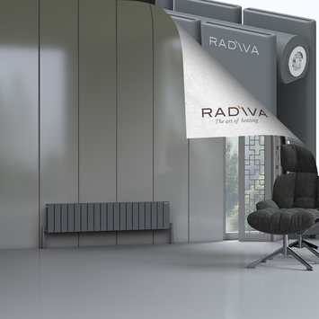 Oti Radiateur En Aluminium 300x1402 Anthracite - Thumbnail