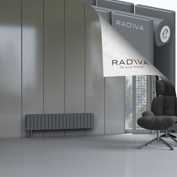 Oti Radiateur En Aluminium 300x1402 Anthracite - Thumbnail