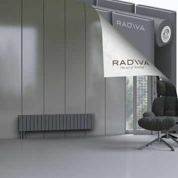 Oti Radiateur En Aluminium 300x1550 Anthracite - Thumbnail